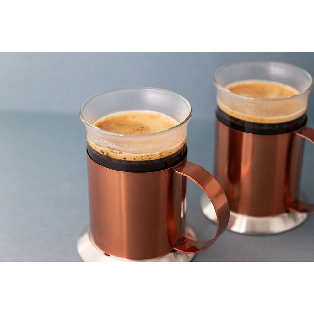 83346-2pc-la-cafetiere-300ml-stainless-steel-glass-coffee-mug-cup-set-copper