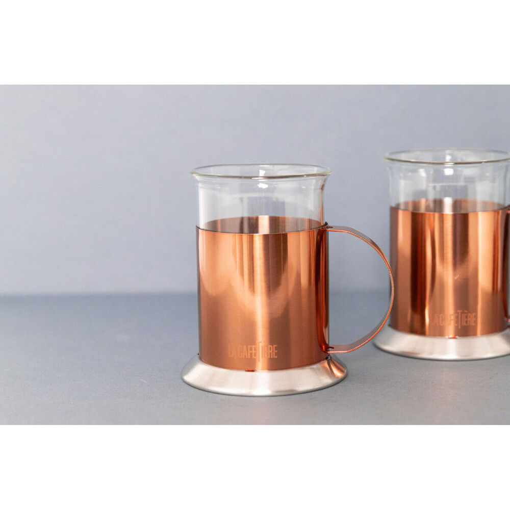 83346-2pc-la-cafetiere-300ml-stainless-steel-glass-coffee-mug-cup-set-copper