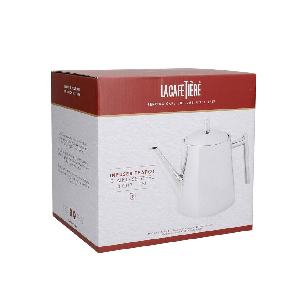 83400-la-cafetiere-23cm-1-5l-stainless-steel-teapot-w-infuser