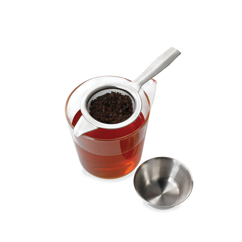 83422-la-cafetiere-14cm-stainless-steel-tea-strainer-w-stand-silver