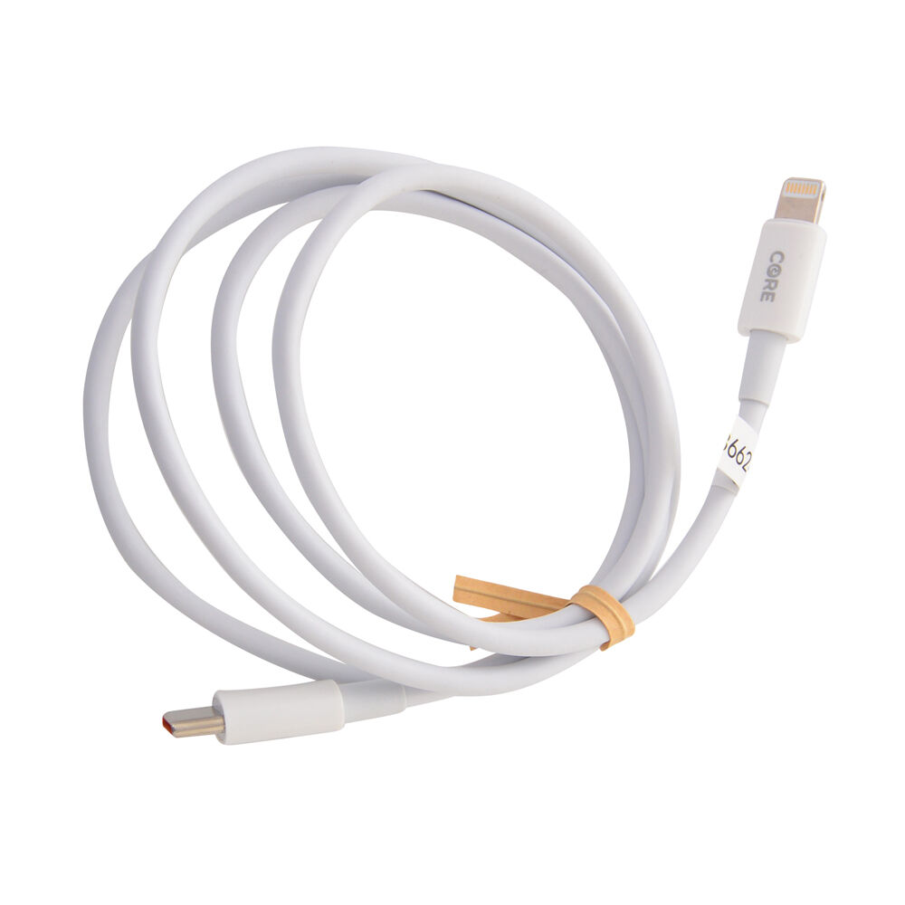 26242-core-8-pin-to-usb-c-cable-charging-cord-1m-for-apple-iphone-14-13-white
