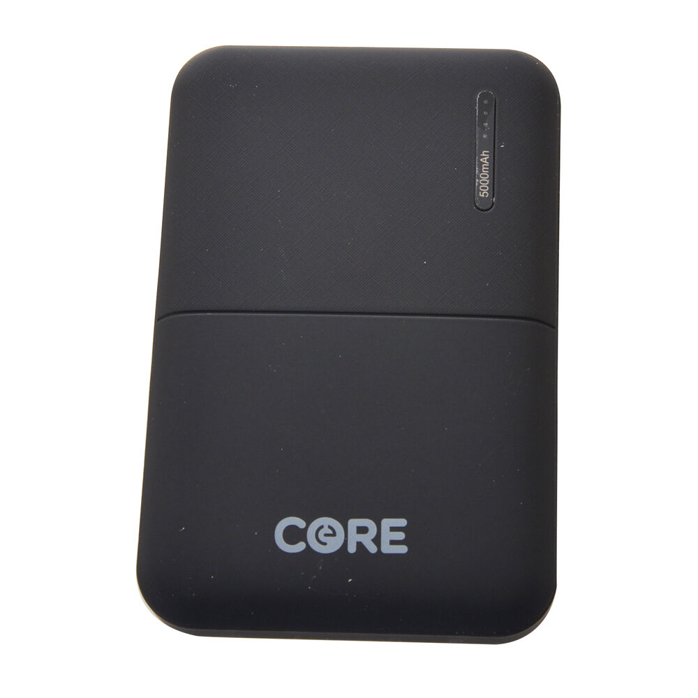 26266-core-essentials-usb-a-5000mah-power-bank-10w-black