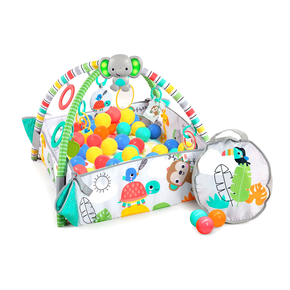 12624-bright-starts-5-in-1-your-way-ball-play-activity-gym-ball-pit-totally-tropical