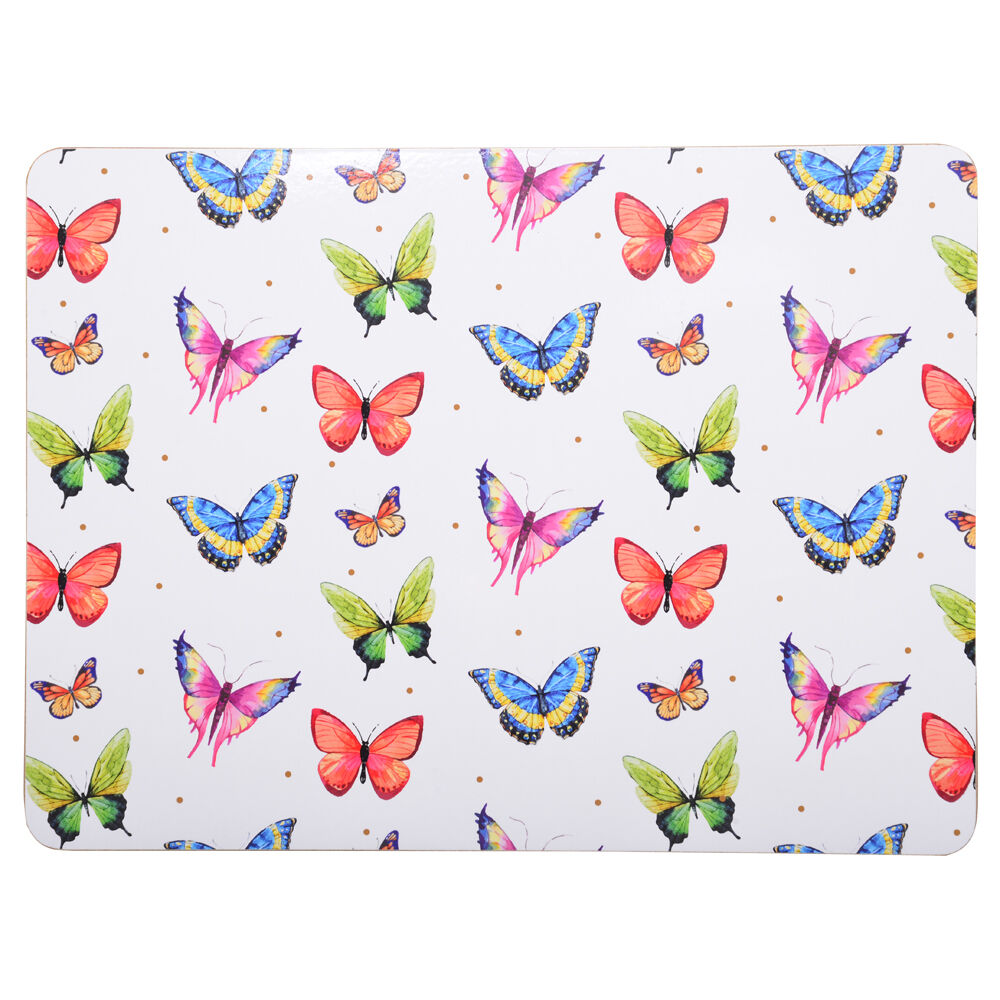 20336-4pc-gibson-gifts-kaleido-butterfly-placemat-tableware-set
