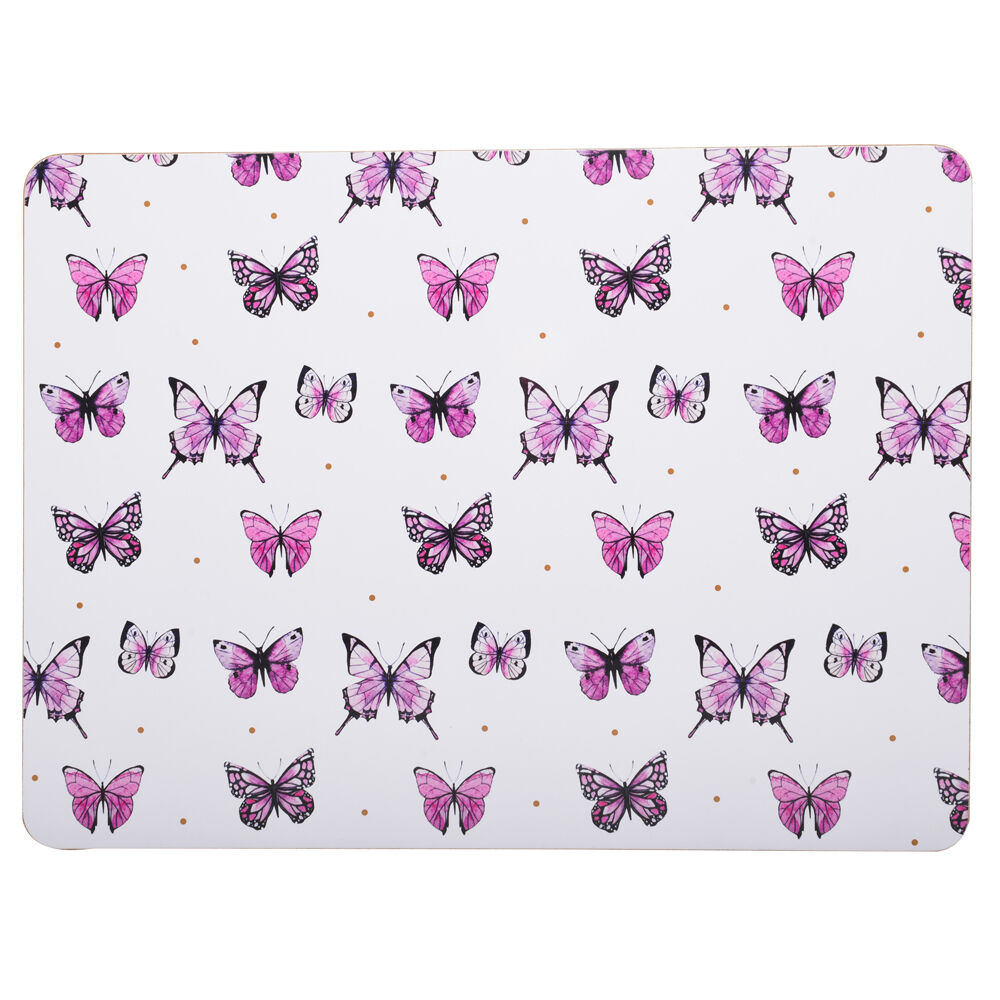 20336-4pc-gibson-gifts-kaleido-butterfly-placemat-tableware-set