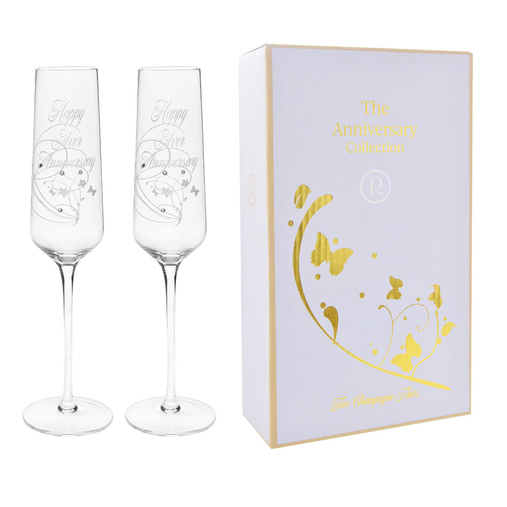 26202-2pc-gibson-gifts-silver-anniversary-flutes-wine-glasses-set-clear
