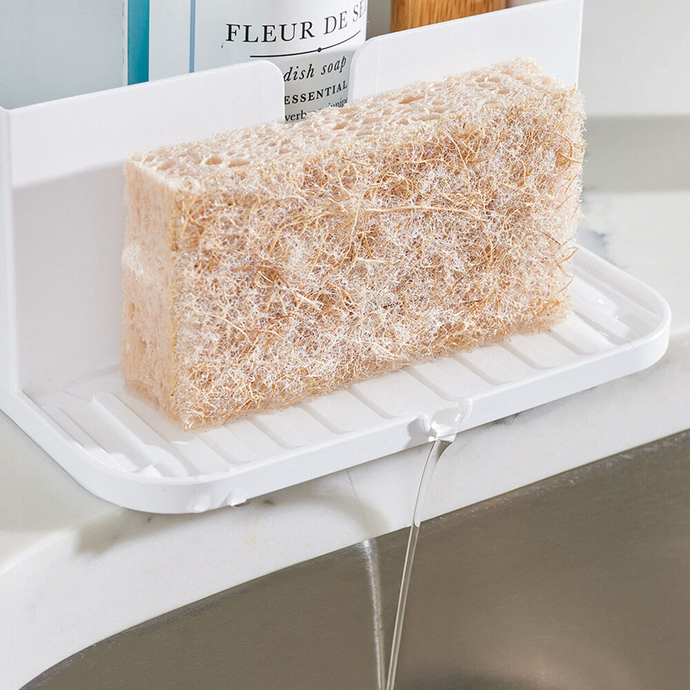 23038-idesign-classic-plastic-sink-caddy-w-tray-kitchen-bathroom-organiser-white