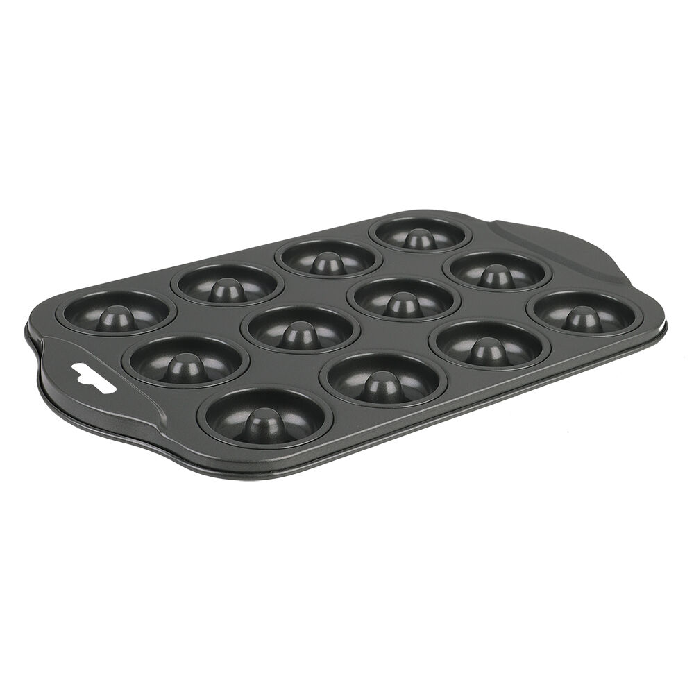 2986-1-daily-bake-non-stick-12-cup-mini-doughnut-pan-bakeware-black