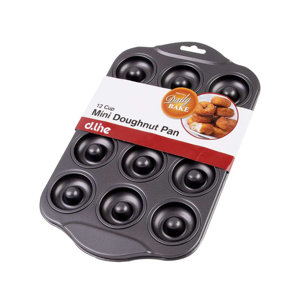 2986-1-daily-bake-non-stick-12-cup-mini-doughnut-pan-bakeware-black