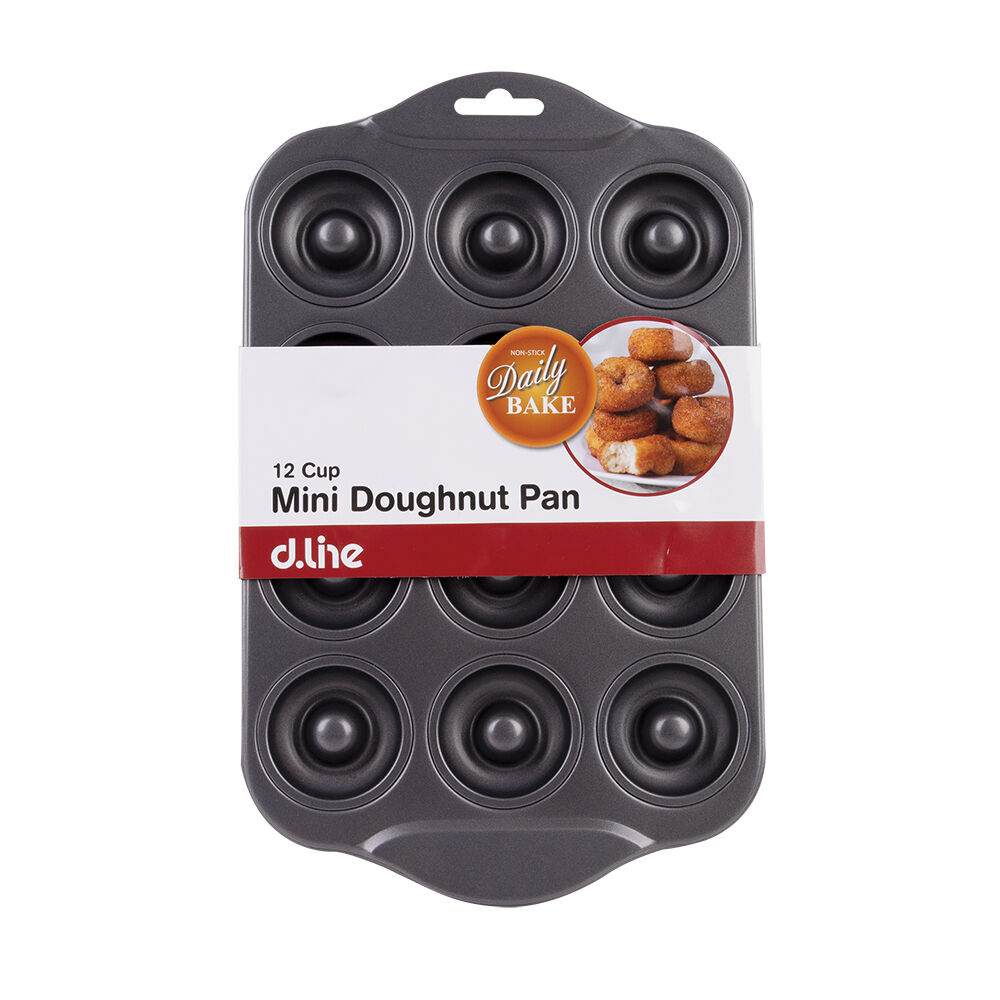 2986-1-daily-bake-non-stick-12-cup-mini-doughnut-pan-bakeware-black