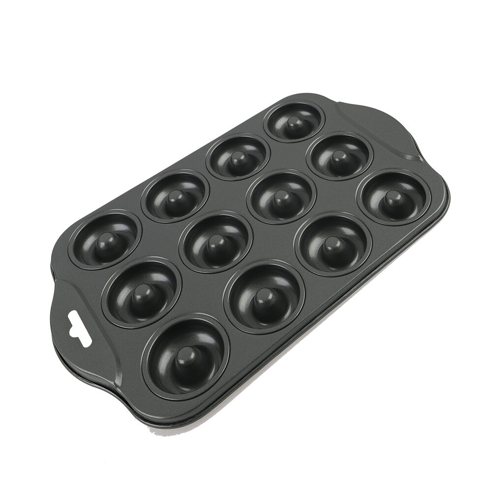 2986-1-daily-bake-non-stick-12-cup-mini-doughnut-pan-bakeware-black