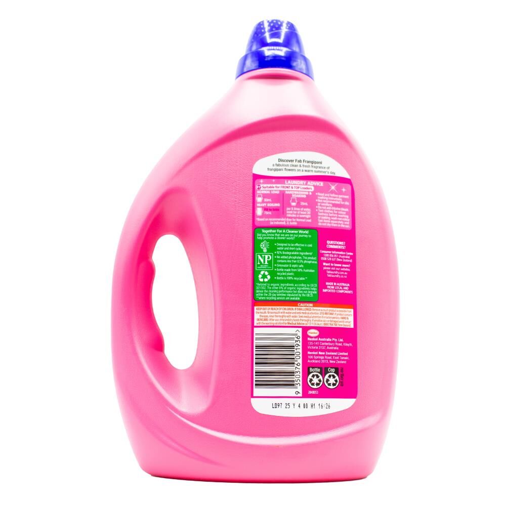 2603510-fab-2l-laundry-liquid-fresh-frangipani-front-top-loader-stain-remover
