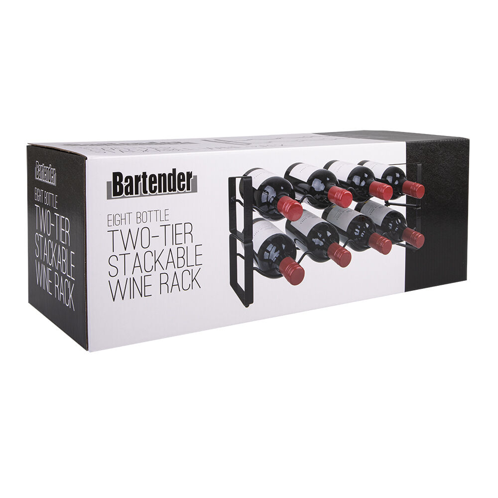 7091bk-bartender-steel-2-tier-8-bottle-stackable-wine-rack-black