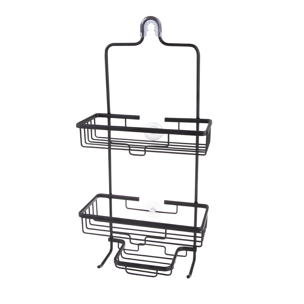4652bk-d-line-aluminium-3-tier-hanging-shower-caddy-organiser-29x58-5cm-black
