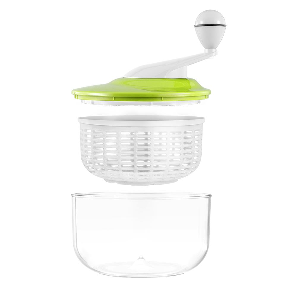 4319g-appetito-small-salad-spinner-3l-vegetable-dryer-kitchen-tool-green