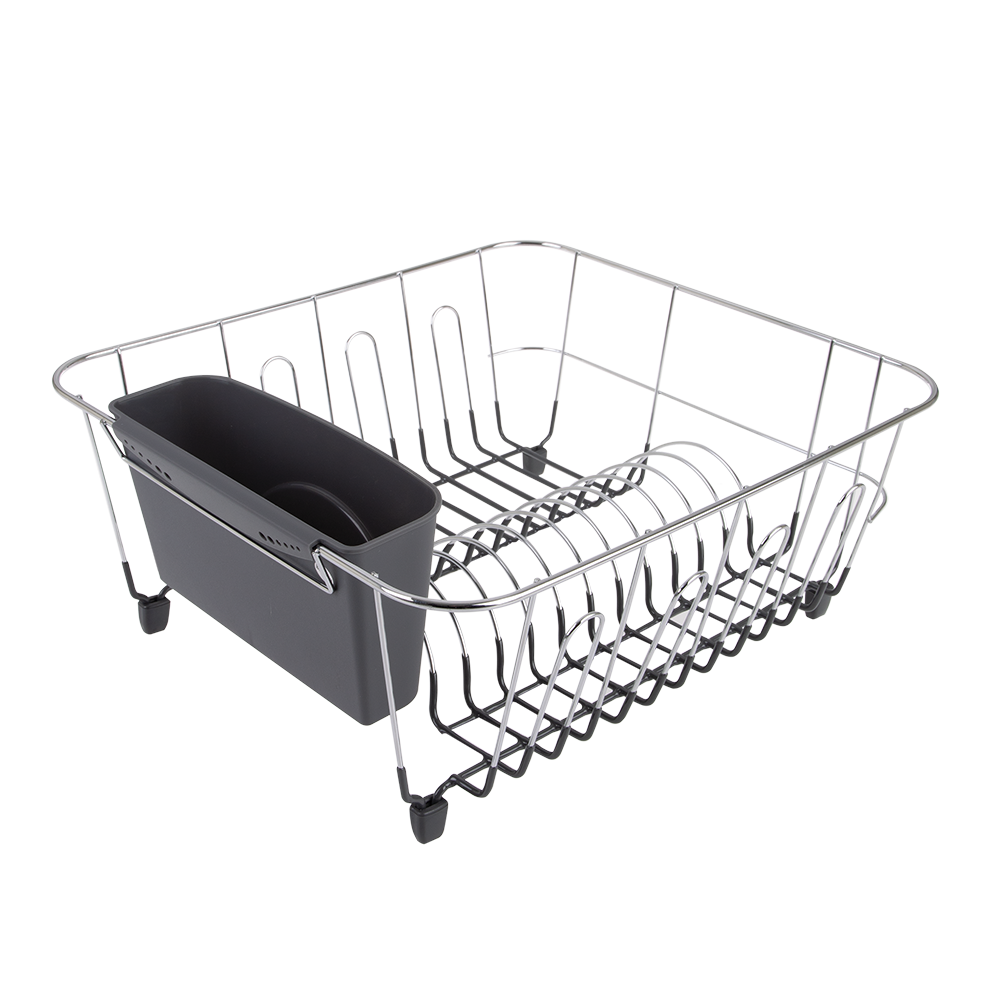 4580ch-d-line-chrome-pvc-small-dish-drainer-w-caddy-36-5x32cm-charcoal