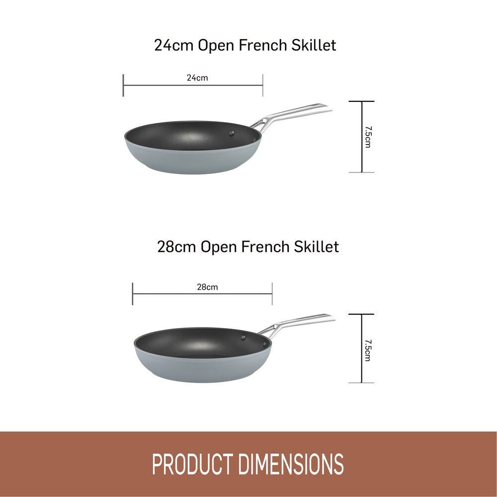 150810-2pc-essteele-per-bellezza-24-28cm-skillet-twin-pack-grey