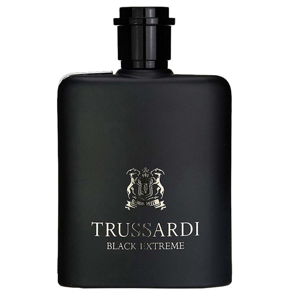 Trussardi Black Extreme Eau De Toilette Men's Perfume 50ml - Black