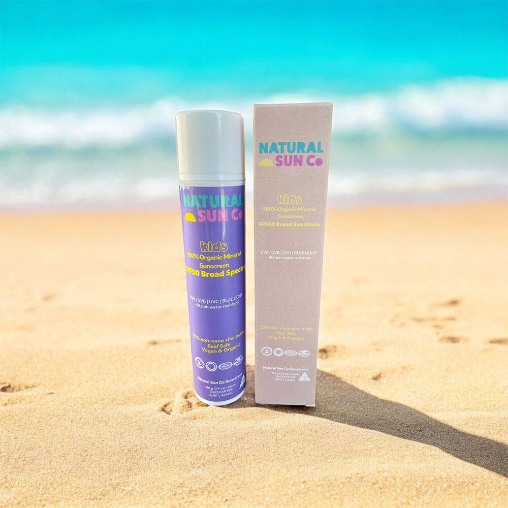 Natural Sun Co Sunscreen Organic Kids Mineral SPF50