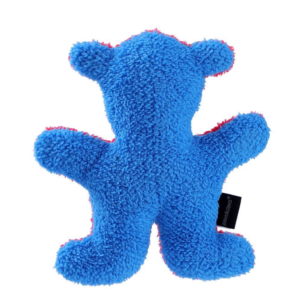 88487-paws-claws-teddy-bear-plush-dog-pet-toy-clip-strip-20x12cm-assorted