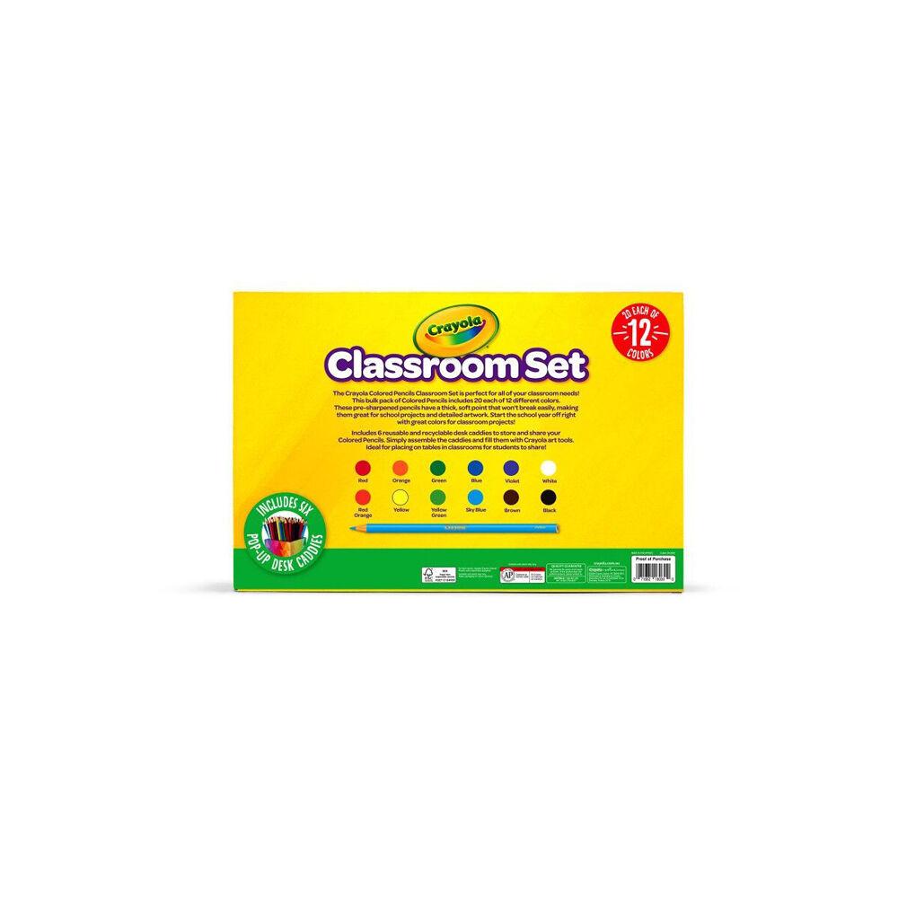 68-8030-240pc-crayola-coloured-pencils-classroom-set-colouring-tools-kids-3y