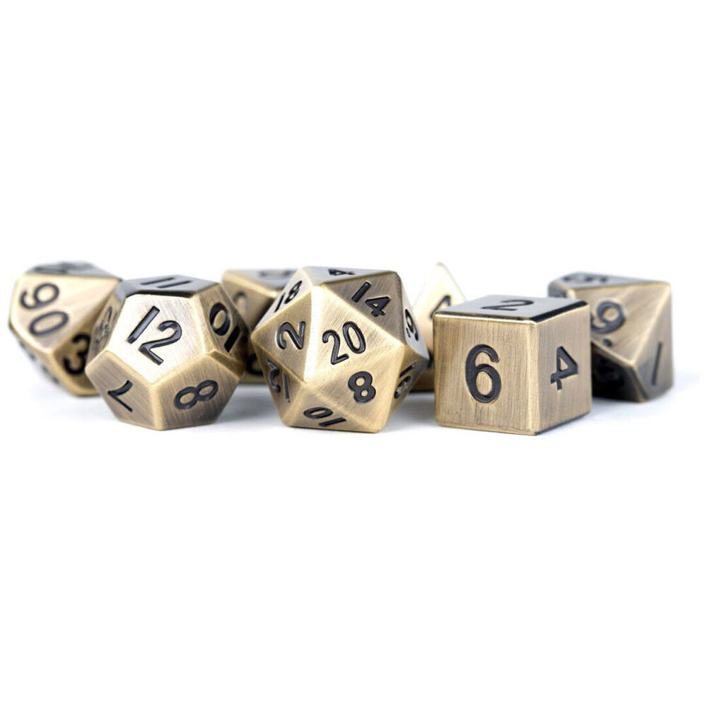68018-7pc-fanroll-by-metallic-metal-rpg-tabletop-dice-gaming-set-16mm-antique-gold
