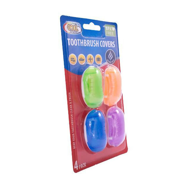 Oral Fusion Tooth Brush Covers Protector Teeth Cleaning Dental Care (4 Pieces) — image 2