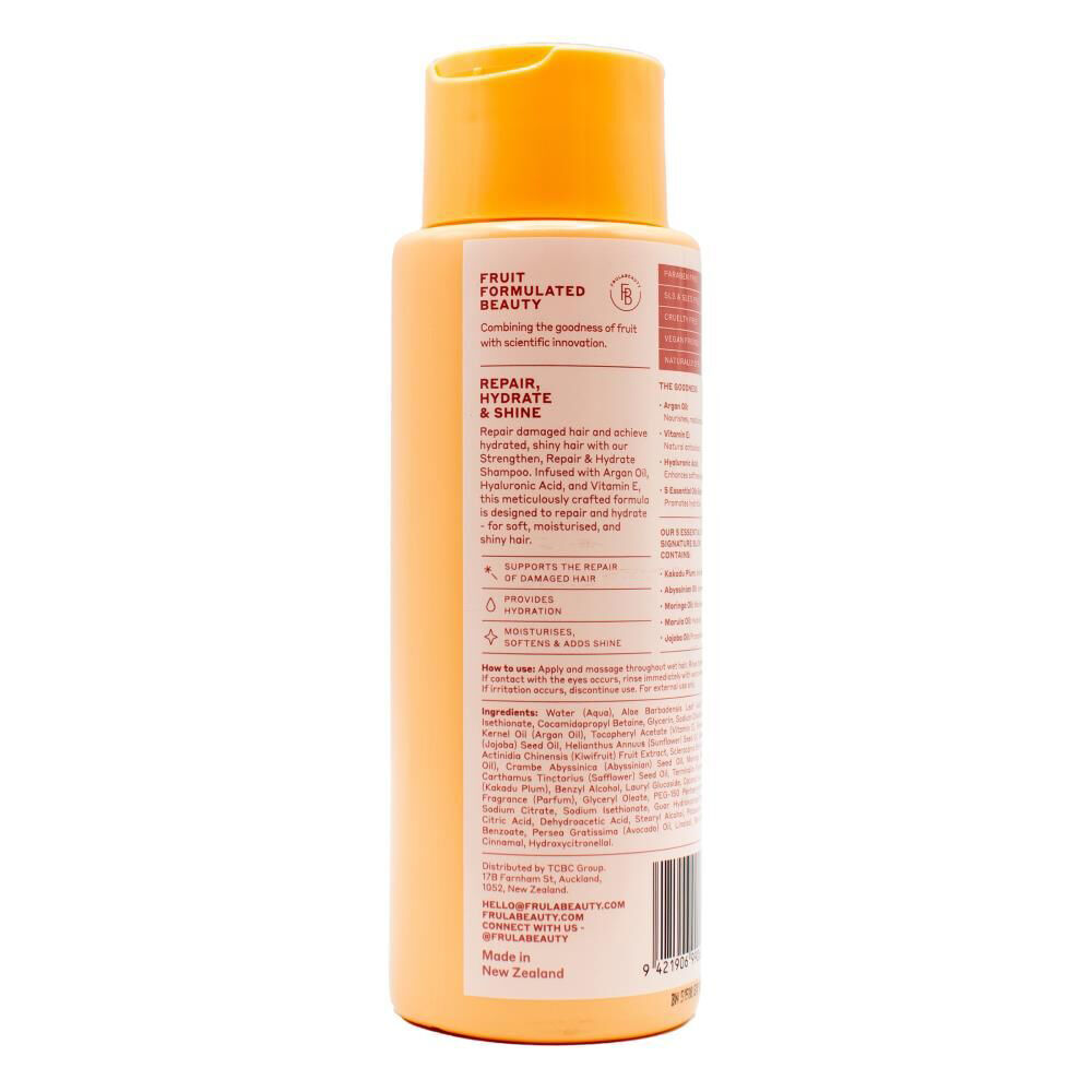 Frula Hair 400ml Shampoo Strengthen Repair & Hydrate
