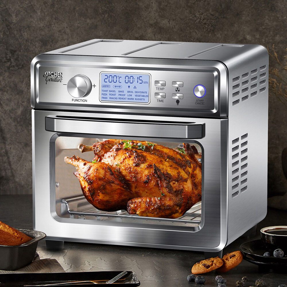 10001157-kitchen-couture-24l-stainless-steel-air-fryer-37x40cm-silver