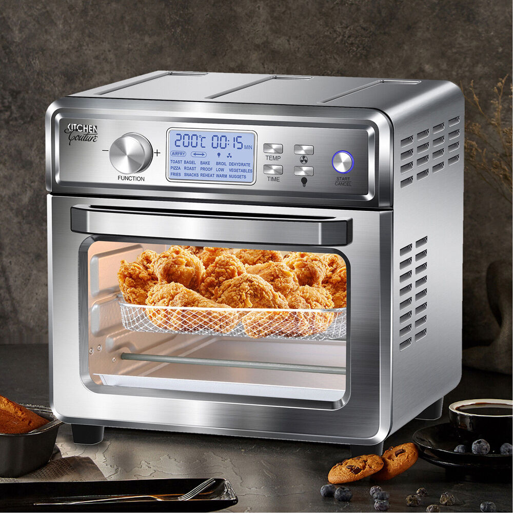 10001157-kitchen-couture-24l-stainless-steel-air-fryer-37x40cm-silver