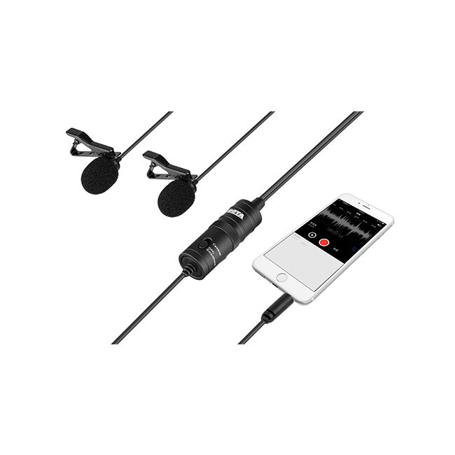 500305-boya-by-m1dm-dual-lavalier-clip-on-microphone-for-phone-dslr-black