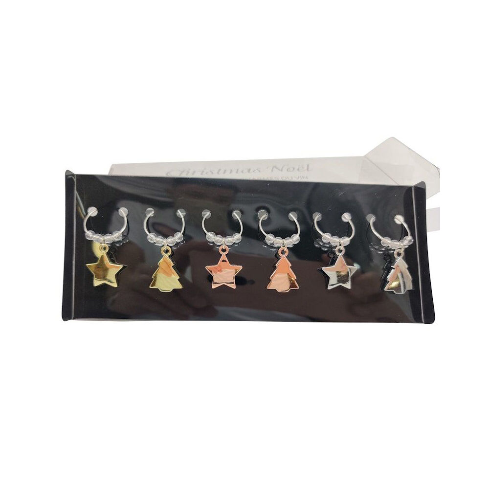 10004435-6pc-bread-and-butter-alloy-steel-star-tree-wine-glass-charms-set