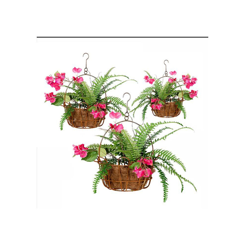 24763-3pc-a-fresco-metal-hanging-plant-basket-set-garden-decor-rust