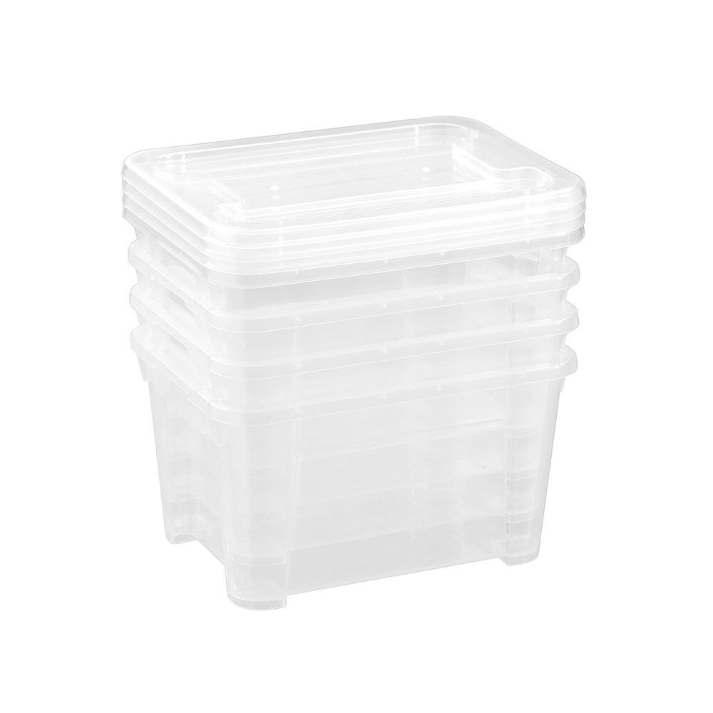 46194-4pc-boxsweden-nic-nac-storage-container-essentials-2-5l-21x16x11cm