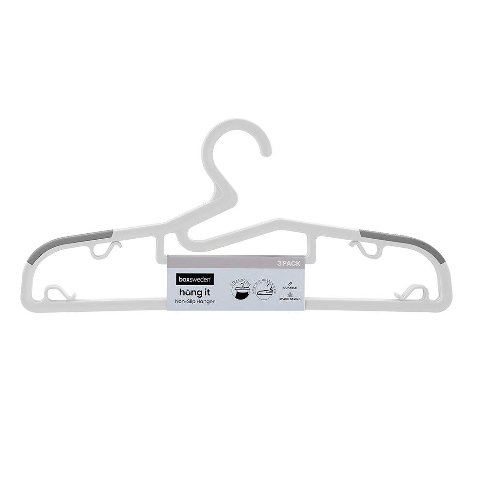 46231-3pc-boxsweden-space-saving-non-slip-hanger-w-strap-hooks-39cm-assorted