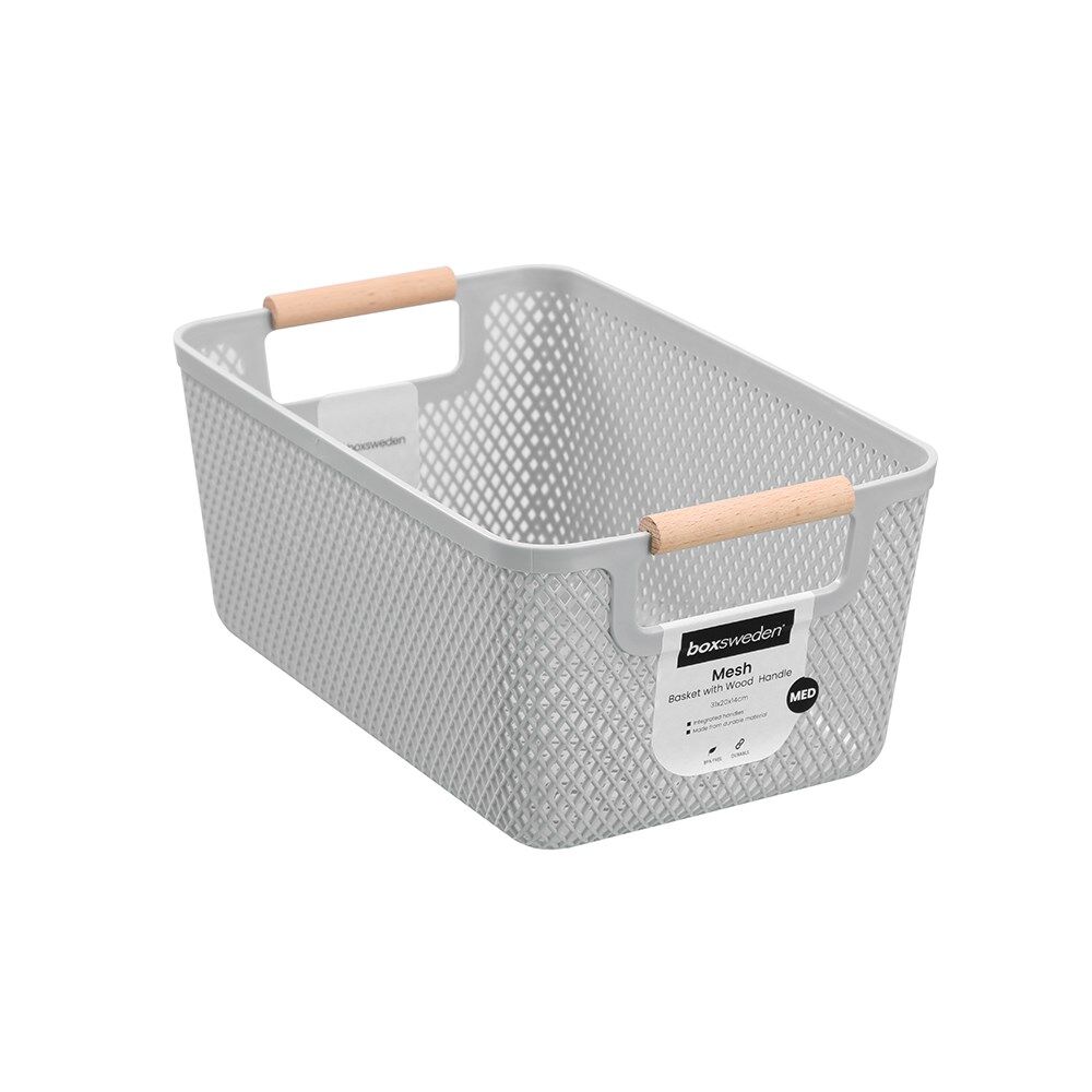 47818-boxsweden-mesh-plastic-basket-wood-handle-medium-31x20x14cm-assorted