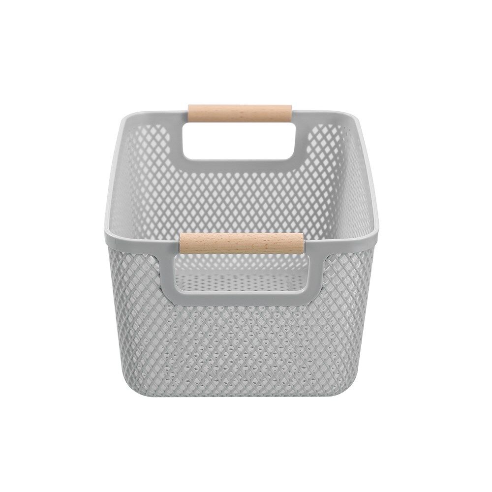 47818-boxsweden-mesh-plastic-basket-wood-handle-medium-31x20x14cm-assorted