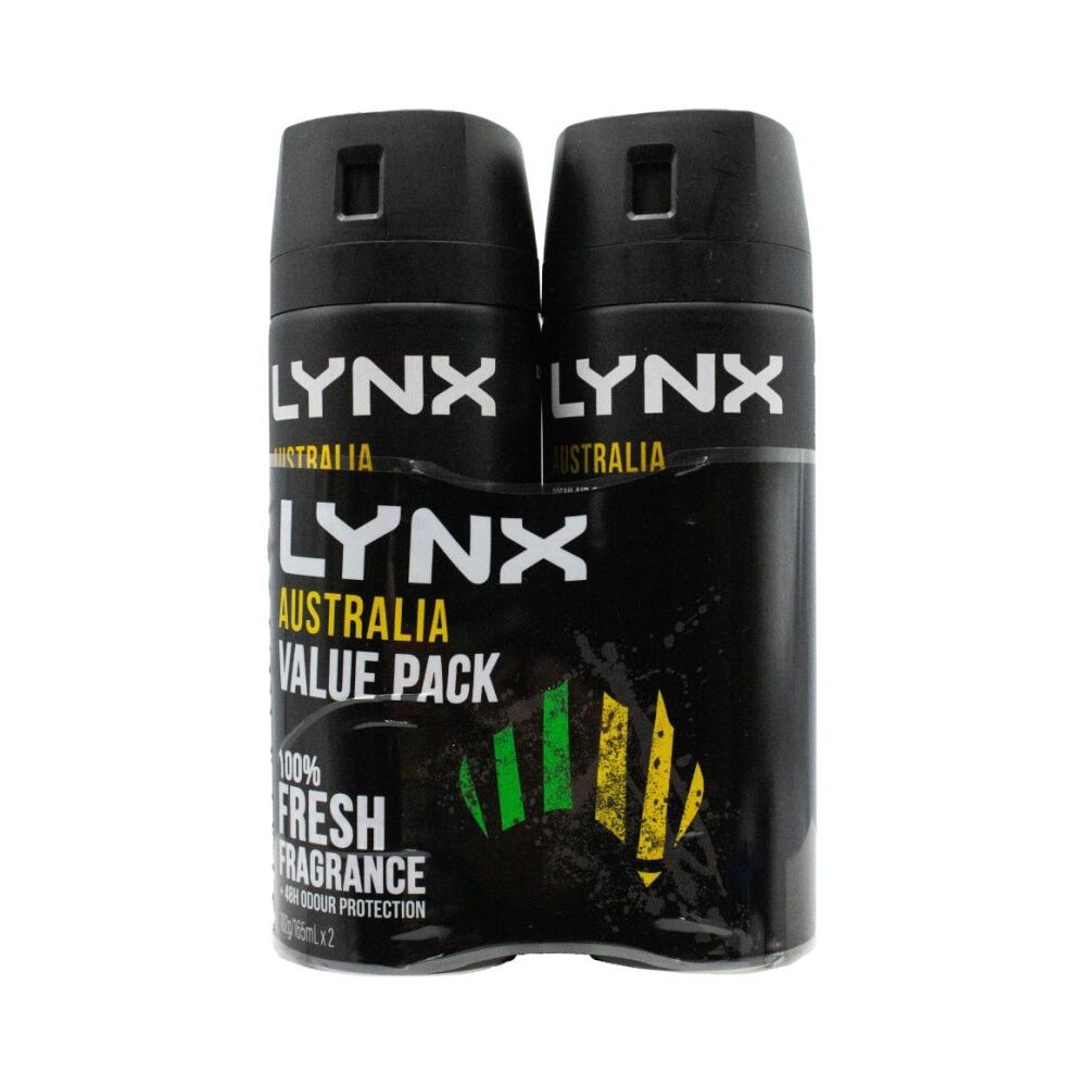 Lynx 2PK Lynx Deodorant Body Spray 48 Hr Odour Protection 165ml Australia Scent (3 Pack) — image 2