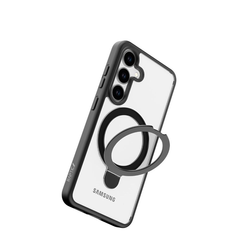 441407-x-doria-raptic-air-stand-magsafe-samsung-s25-protective-case-black-clear