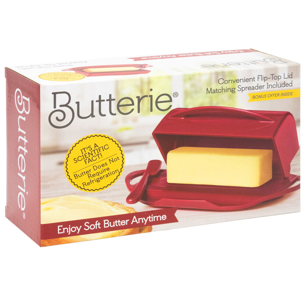 24601red-butterie-flip-top-plastic-butter-dish-w-spreader-22-9x14cm-red