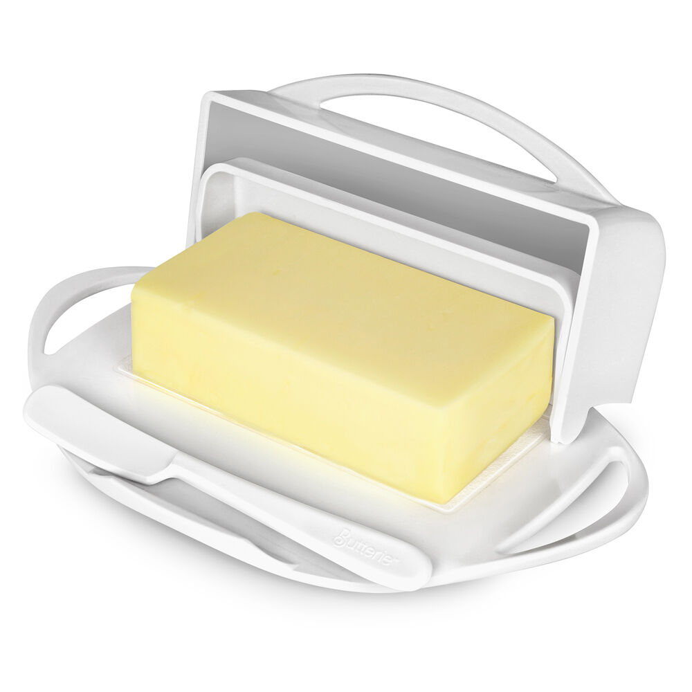 24602whi-butterie-flip-top-plastic-butter-dish-w-spreader-22-9x14cm-white