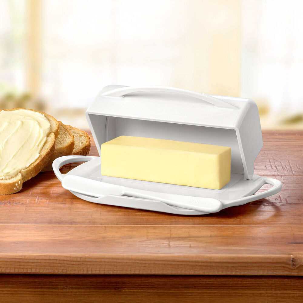 24602whi-butterie-flip-top-plastic-butter-dish-w-spreader-22-9x14cm-white