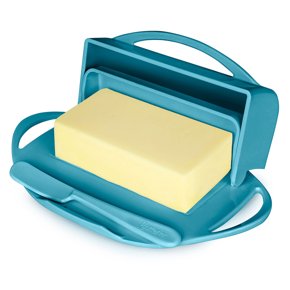 24615aqu-butterie-flip-top-plastic-butter-dish-w-spreader-22-9x14cm-aqua