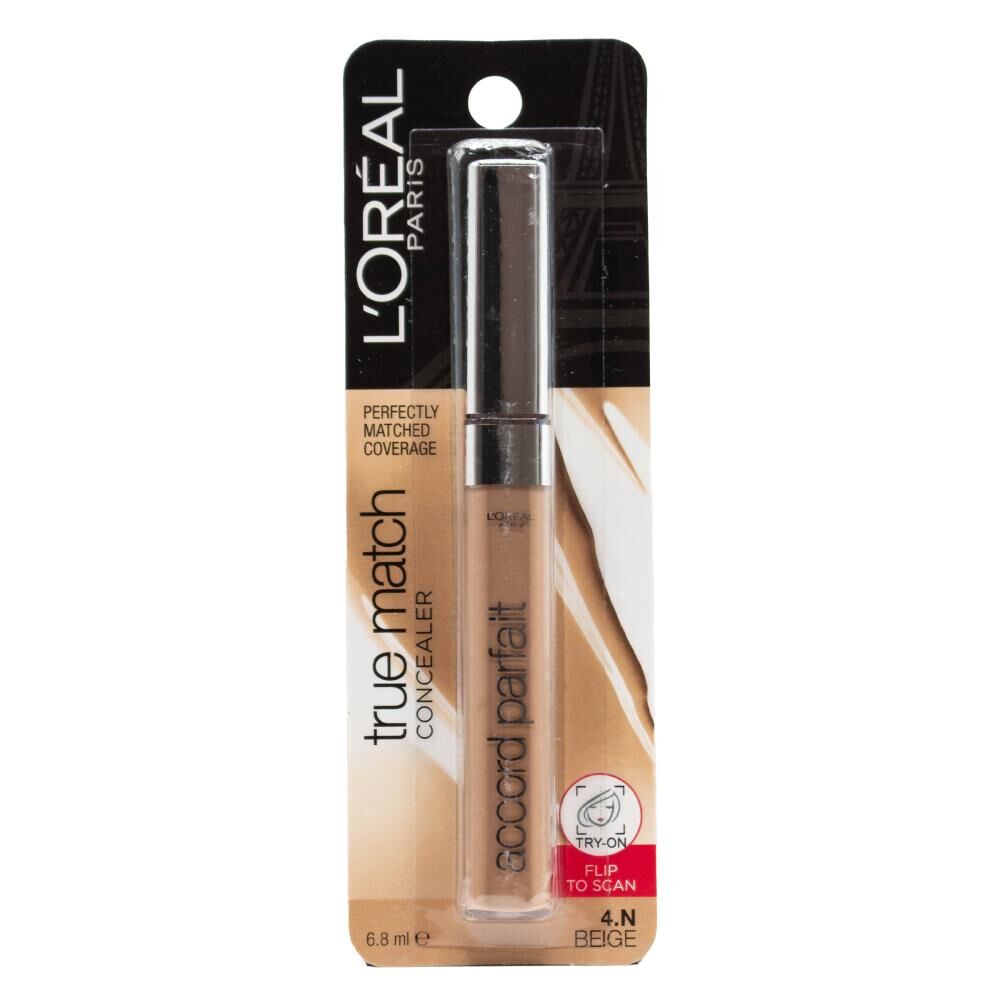 Loreal Paris True Match Liquid Concealer Carded 6.8ml - 4.N Beige