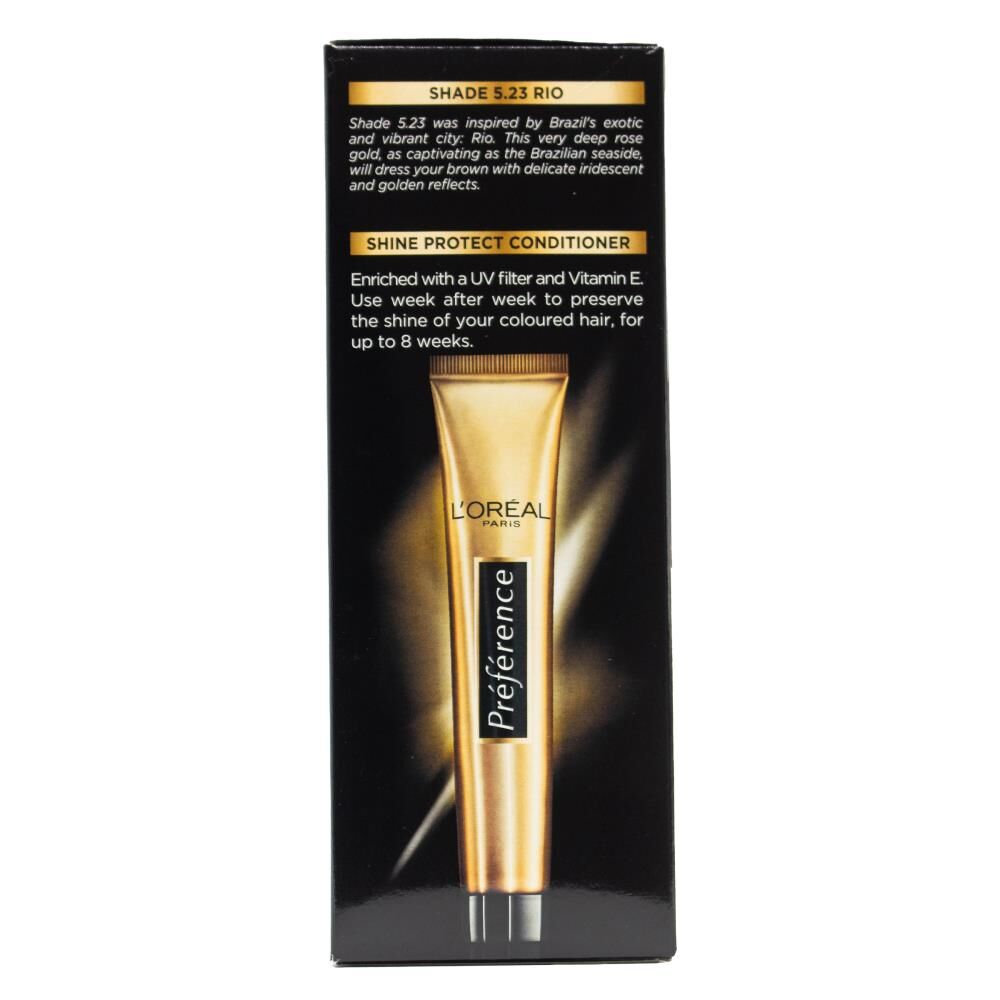 Loreal Paris Preference Permanent Hair Colour - 5.23 Very Deep Rose Gold