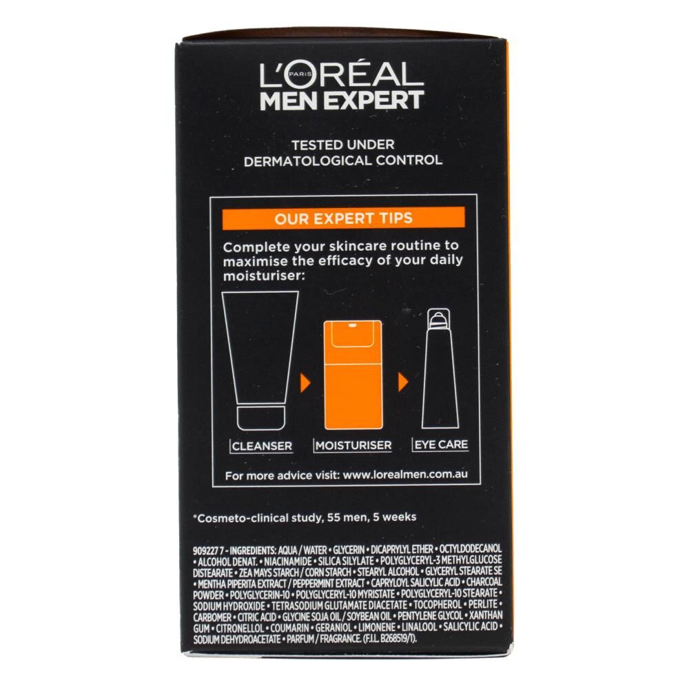 Loreal 50ml Men Expert Anti Imperfection 24H Moisturiser - Pure Carbon