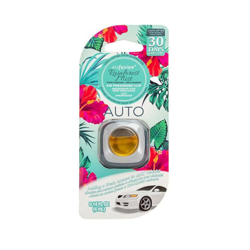 Air Fusion Car/Automotive Air Freshener Vent Clip 4ml - Rainforest