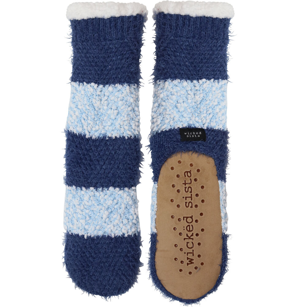 508859-wicked-sista-slipper-socks-stripey-knit-non-slip-one-size-blues