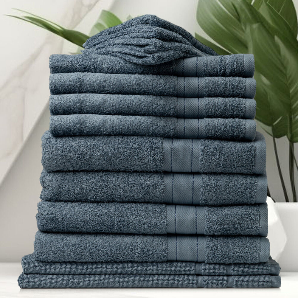 10004851-14pc-royal-comfort-mirage-soft-plush-cotton-towel-set-denim