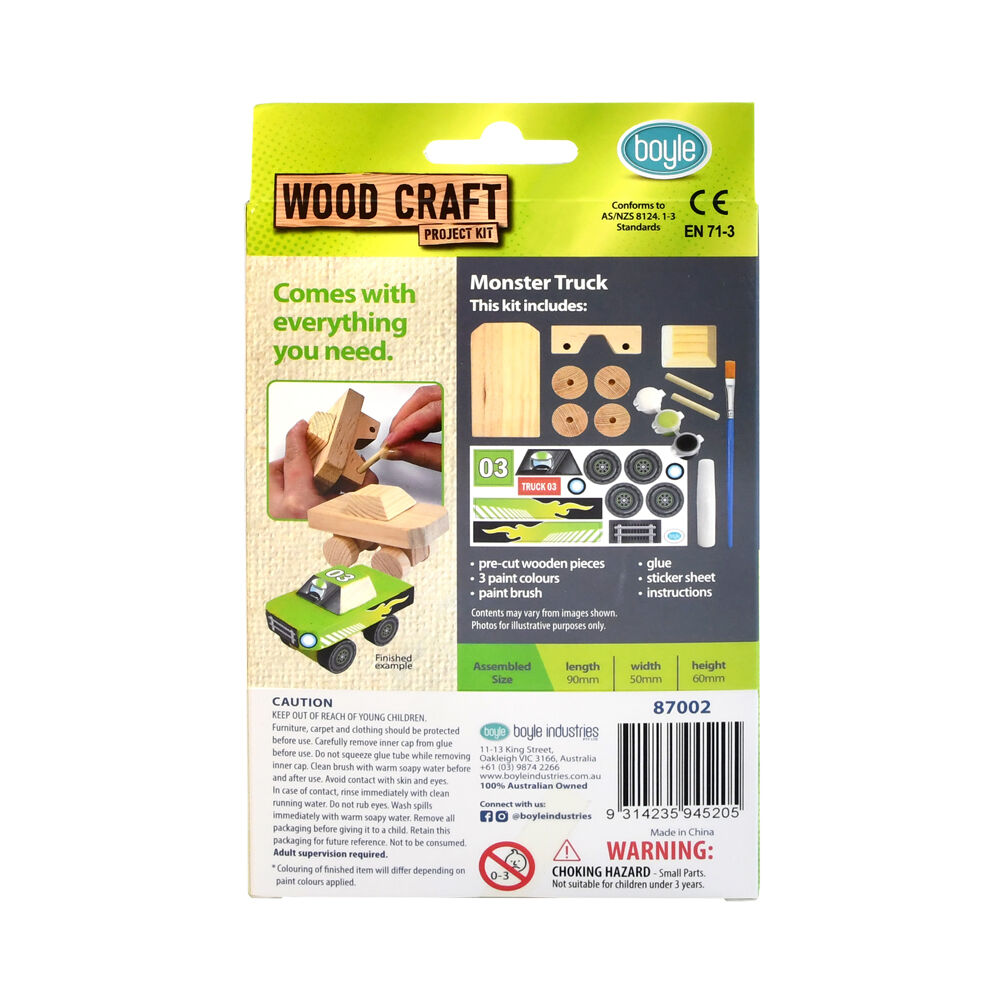 87002-boyle-wood-craft-project-kit-monster-truck-kids-diy-8y